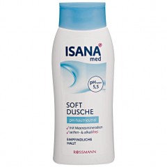 ISANA med Soft Duschgel Гель для душа Мягкий для чувствительной кожи 250 г