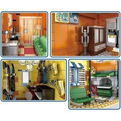 MOULD KING Klemmbausteinset Cafe 16008 Комплект клеммных колодок Кафе 16008