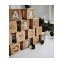 Kinderfeets Bambus ABC Blocke Бамбуковые блоки ABC
