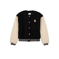 GARCIA Teddyfell Collegejacke Ubergangsjacken fur Madchen Куртка колледжа из меха Тедди межсезонные куртки для девочек