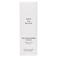 Bjork Berries Sea Buckthorn & Algae Instant Glow Face Oil Мгновенное сияющее масло для лица с облепихой и водорослями