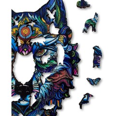 ANIWOOD Holz-Puzzle Wolf M (150 Teile) Пазл деревянный Волк М (150 деталей)