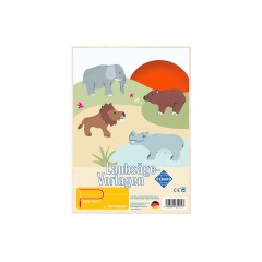 Pebaro Laubsagevorlage Wildlife I Шаблон листовки Дикая природа I