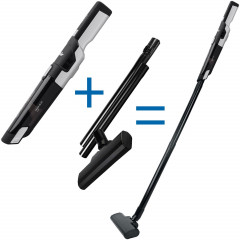 FAKIR FAKIR Akku-Handstaubsauger premium AS 1110 LT + Bodensaugdusen-Set, beutellos, Handsauger mit Verlangerungsrohr, Bodenduse Tierhaarburste, HEPA Беспроводной ручной пылесос FAKIR премиум-класса AS 1110 LT + комплект насадок для всасывания пола, без