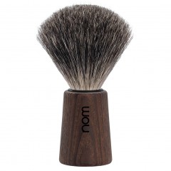 nom Rasierpinsel THEO reines Dachshaar Dark Ash Помазок для бритья THEO pure badger hair Dark Ash