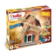 teifoc teifoc Steinbaukasten Solar-Haus-Windmuhle 380 Teile Каменный конструктор teifoc солнечный дом ветряная мельница 380 деталей