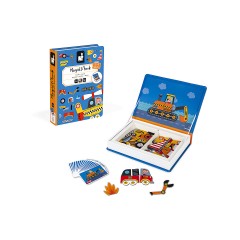 Janod Magnetbuch Fahrzeuge Транспортные средства с магнитной книгой