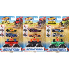 Mattel Hot Wheels Monster Trucks 1:64 Monster Maker Sortiment Hot Wheels Monster Trucks 1:64 Ассортимент Monster Maker