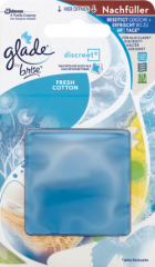 Glade Освежитель воздуха by Brise discreet Сменный блок для автоматического распылителя Fresh Cotton, 8 г