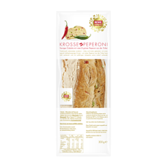 REWE Feine Welt Чиабатта с острым перцем и пепперони 300г