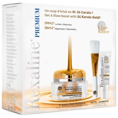 Rexaline (Рексалайн) X-treme Gold Radiance Set Gesichtspflegeset Gesichtspflege, 1 шт.