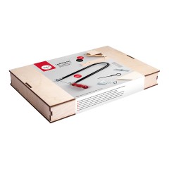 Rayher Laubsage-Set inkl. Nagelbohrer + Sperrholzplatte Набор лобзиков