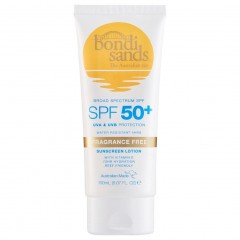 Bondi Sands SPF 50+ Body Lotion Tube Fragrance Free Тюбик с лосьоном для тела SPF 50+ Без запаха