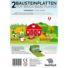 Fantifant Bauplattenset fur grosse Klemmbausteine Набор строительных пластин для больших зажимных блоков