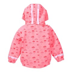 bornino Regenjacke mit Kapuze Wolken Дождевик с облаками на капюшоне