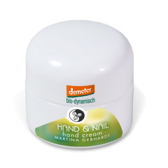 Martina Gebhardt Naturkosmetik Hand & Nail Cream 15ml Крем для рук и ногтей 15мл