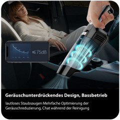 Tisoutec Tisoutec Akku-Handstaubsauger Akku Handstaubsauger,12000Pa USB aufladbar Tragbar Leicht Mini, Staubsauger,6000mAh Auto-Staubsauger,Nass  Trocken Handsauger  Беспроводной ручной пылесос Tisoutec, 12000 Па, перезаряжаемый через USB, портативный, ле