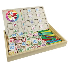 LEXIBOOK Lernspielkasten aus Holz Развивающая игровая шкатулка из дерева.