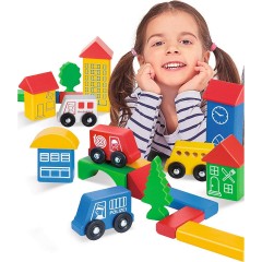 Eichhorn Bausteine City Blocks Строительные блоки Городские кварталы