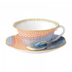 Wedgwood Wedgwood  'Butterfly Bloom' Teetasse Blau 2-tlg. Wedgwood "Butterfly Bloom" Чашка для чая синяя, 2 шт.