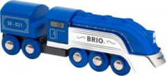 BRIO BRIO Blauer Dampfzug (Special Edition 2021) BRIO Blue Steam Train (специальное издание 2021 г.)