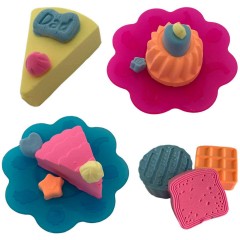 LEO EMMA Air Dough Luftknete Spielknete Set 40 teilig Набор для лепки из воздушного теста Air Dough 40 штук