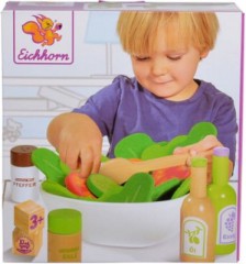 Eichhorn Salat aus Holz Spiellebensmittel Салат из деревянной игрушки