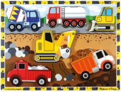 Melissa Doug Holzklotz-Puzzle Baustelle Пазл из деревянных блоков