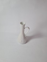 ROYAL Bavaria KPM Фарфоровая ваза-кувшин с фактурным рисунком, белая, 18см, Германия, 1970-80гг.