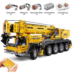 MOULD KING Klemmbausteineset Mobilkranwagen Комплект зажимных блоков для автокранов