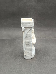 Статуэтка-карандашница винтажная Im Stil KPM "Мальчик у виноградной лозы", фарфор, 12 х 6 см, Германия, 1960-70гг.