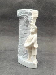 Статуэтка-карандашница винтажная Im Stil KPM "Мальчик у виноградной лозы", фарфор, 12 х 6 см, Германия, 1960-70гг.