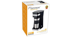 Bestron Bestron ACM112Z , Filtermaschine silber, Edelstahl-Thermobecher  silber Bestron ACM112Z, фильтрующая машина серебристого цвета, термокружка из нержавеющей стали