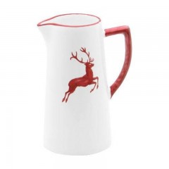 Gmundner Keramik Gmundner Keramik Rubinroter Hirsch Wasserkrug 1,2 L / h: 22 cm Керамический кувшин для воды Gmundner рубиновый благородный олень 1,2 л / ч: 22 см