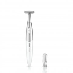 Braun Elektrischer Rasierer quot;Silk-epil Bikini Styler FG1100quot; in Weiss und Silber  Электробритва &amp;quot;Silk-epil Bikini Styler FG1100&amp;quot; в белом и серебристом