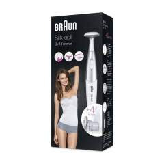 Braun Elektrischer Rasierer quot;Silk-epil Bikini Styler FG1100quot; in Weiss und Silber  Электробритва &amp;quot;Silk-epil Bikini Styler FG1100&amp;quot; в белом и серебристом