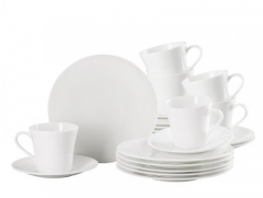 Hutschenreuther Nora Weiß Kaffee-Set 18-tlg., Хутченройтер Кофейный сервиз "Нора белый" на 6 персон 18 предметов