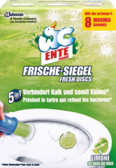 WC-Ente свежий-Sieгель Lime Оригинал ьный (+1 Сменный блок для автоматического распылителя), 36 мл