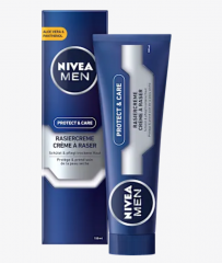 NIVEA MEN Rasiercreme Protect & Care, 100 ml Крем для бритья Protect & Care, 100 мл