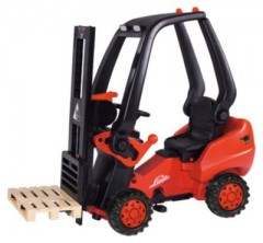 BIG Linde Forklift Tretgabelstapler Педальный вилочный погрузчик Linde Forklift
