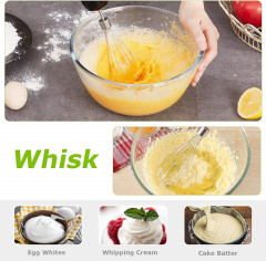 EUARY EUARY Stabmixer Elektrische Stabmixer 5 in1 Purierstab Set Mixstab Hand Blender Mixer, Purierstabmixer Edelstahl 5 in 1 set 1000w Handmixer Zauberstab Mixer Ручной блендер EUARY, электрический ручной блендер, набор ручных блендеров 5 в 1, палочка д