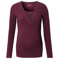 ESPRIT Umstands T-Shirt dunkelrot