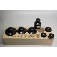 Wissner aktiv lernen Gewichtskasten 5kg 15 Gewichte im Holzkasten Коробка гири 5кг 15 гирь в деревянном ящике