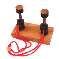 ROMBOL Seilpuzzle-Set mit unterschiedlichen Веревочный пазл с разными