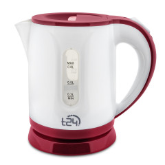 T24 T24 Reise-Wasserkocher Mini Wasserkocher Reisewasserkocher 0,8 Liter /1100 Watt Kettle ROT, 1100 W Дорожный чайник T24, мини-чайник, дорожный чайник, 0,8 л/1100 Вт, чайник RED, 1100 Вт