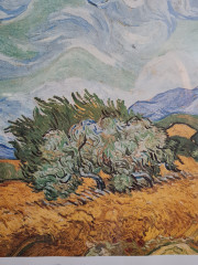 Картина винтажная Винсента Ван Гога, в деревянной раме, 75,5 x 65,5 см, Германия, 1960-70гг.