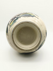 Ваза-кувшин винтажная большая Sudtirol, майолика, яркий декор, керамика, 28 х 17 см, Германия, 1970-80гг.