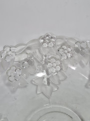 Вазочка винтажная Walther Glas "Виноградная лоза", стекло, 22 х 10 см, Германия, 1960-70гг.