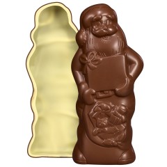 kinder Schokolade Weihnachtsmann Киндер Шоколадный Дед Мороз, 18см, 3шт х 110г, 330 грамм