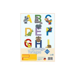 Pebaro Laubsagevorlage Buchstaben A Письмо шаблон лепнины